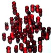 50 6mm Straight Cut Red with coated ends